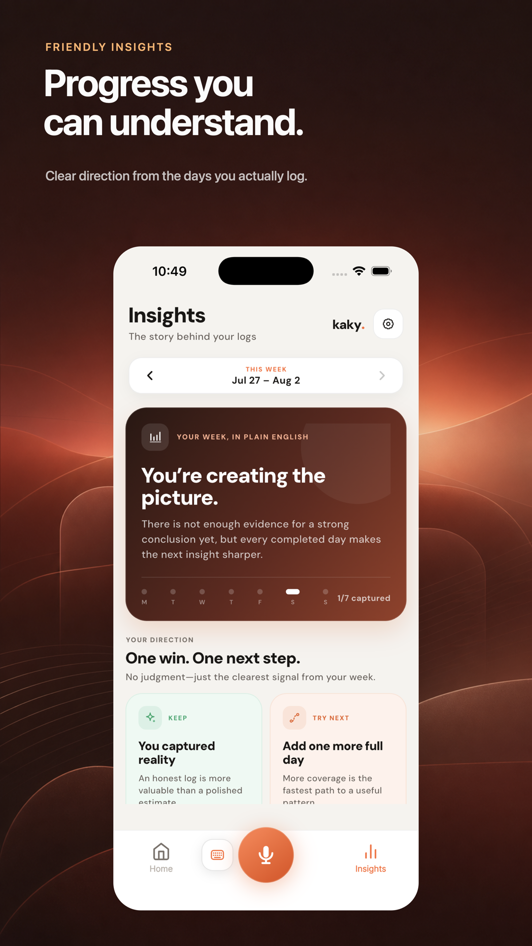 Weekly nutrition insights in Kaky